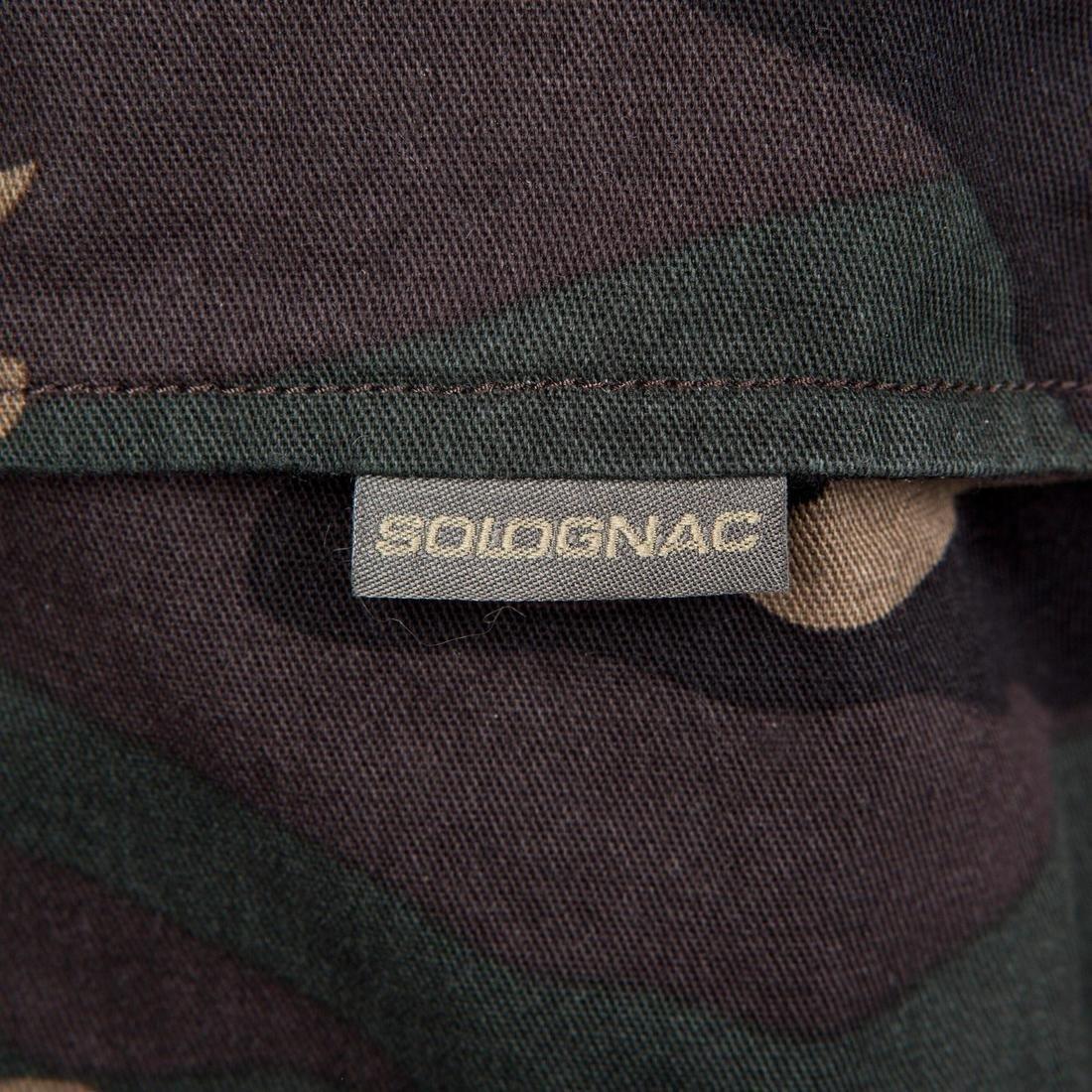 SOLOGNAC - Men Regular Trousers - Steppe 300 Woodland, Khaki