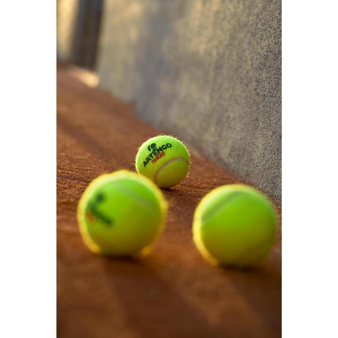 ARTENGO - Tennis Ball TB930 Speed 4-Pack, Yellow