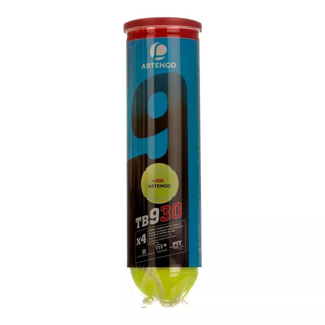 Tennis Ball TB930 Speed 4-Pack, Yellow, No Color, large image number 8