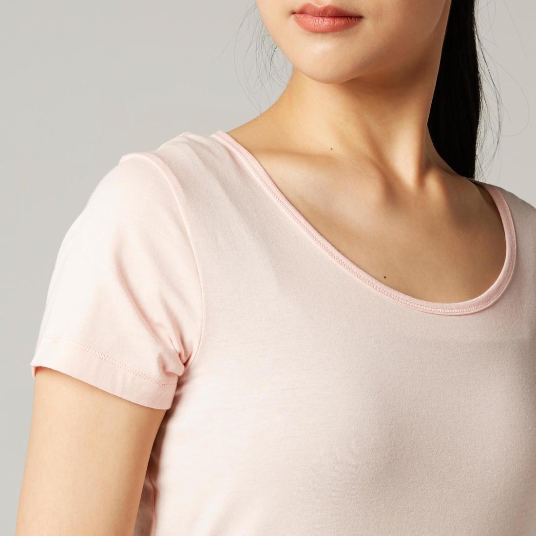 100% Cotton Fitness T-Shirt-White, No Color, large image number 14