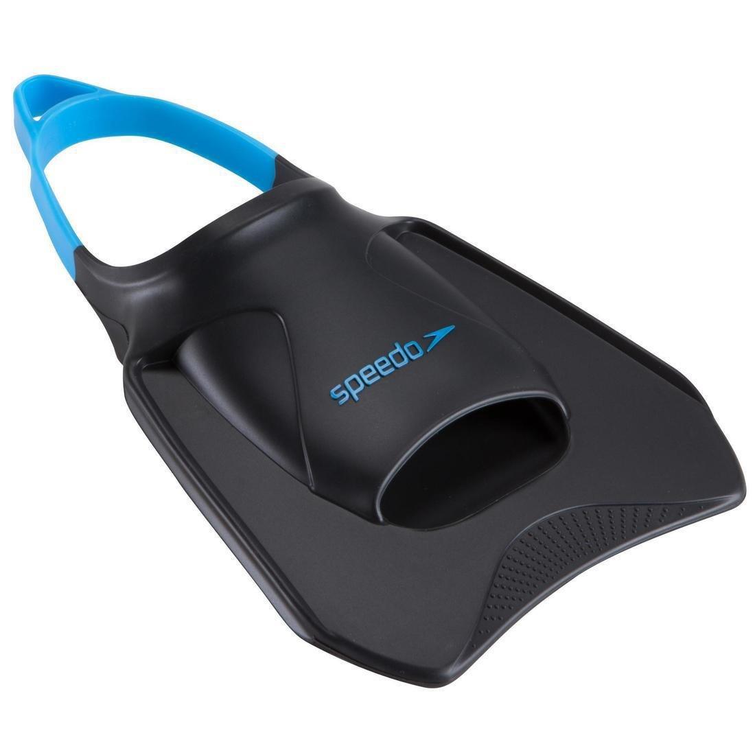 Short Swim Fins Speedo Biofuse Fitness Fins - Grey Blue, , large image number 0