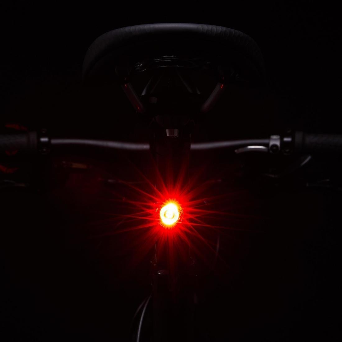 Front/Rear Led Usb Bike Light Set 20 Lumens - St 520, Black, No Color, large image number 2