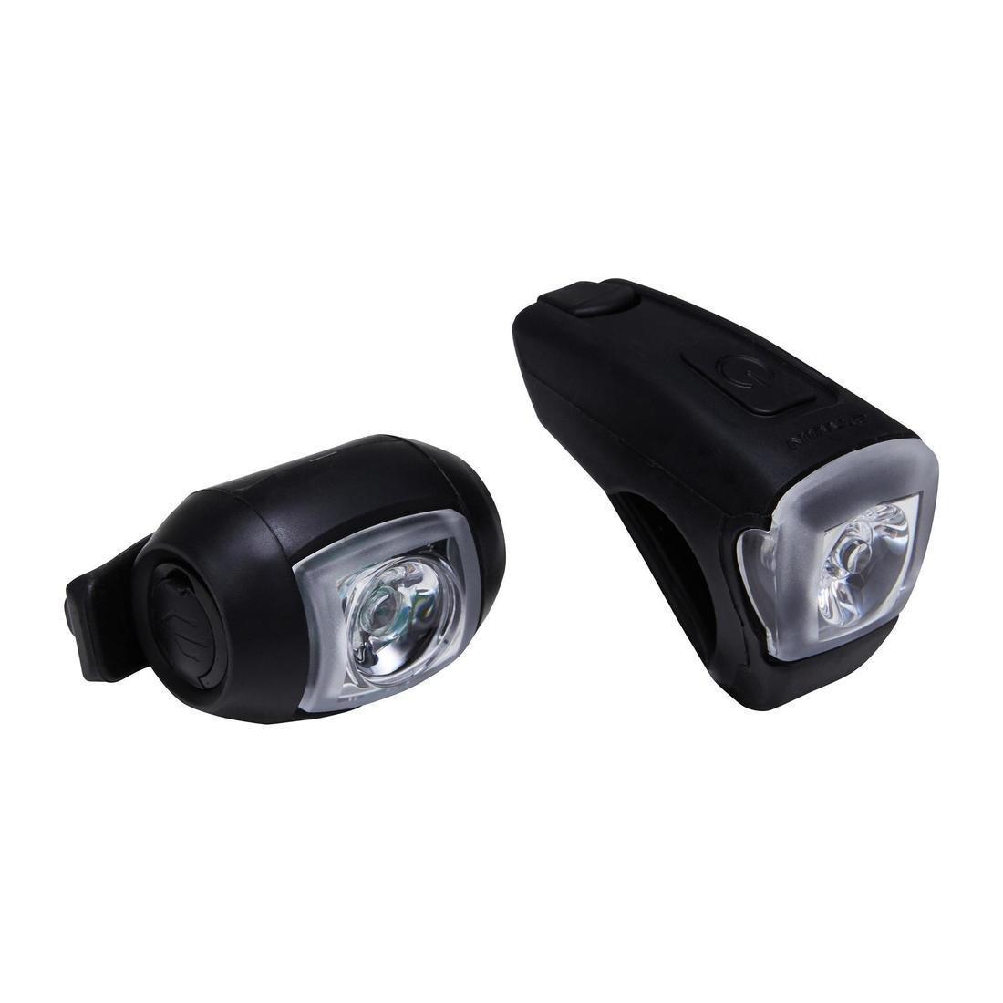 Front/Rear Led Usb Bike Light Set 20 Lumens - St 520, Black, No Color, large image number 5