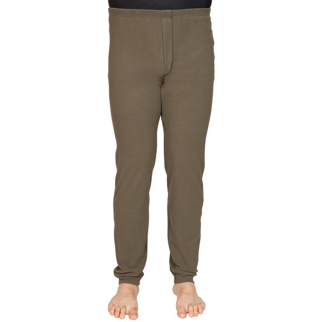 Men Base Layer Fleece Pants - 100, Green, 5401_000, large image number 1