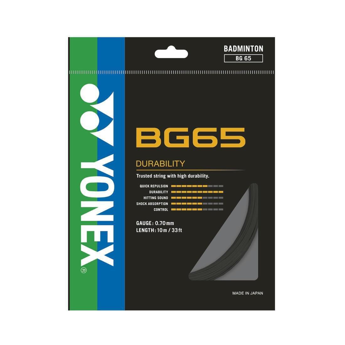 BG 65 Badminton String, Black, No Color, large image number 0