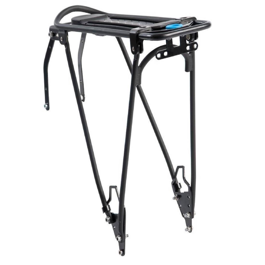 B'Clip 500 Kids' Bike Pannier Rack 24, Black, No Color, large image number 0