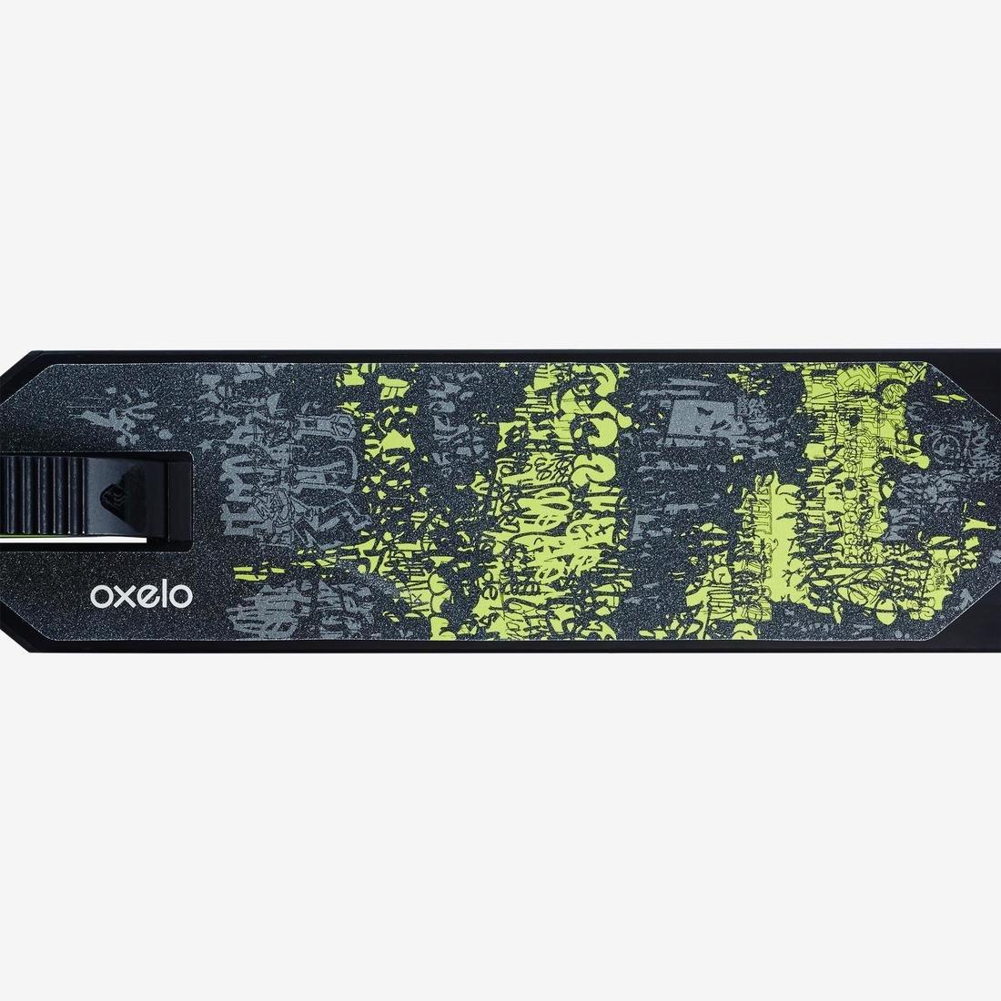 Mid Kids Scooter With Handlebar Brake And Suspension, Black, No Color, large image number 3