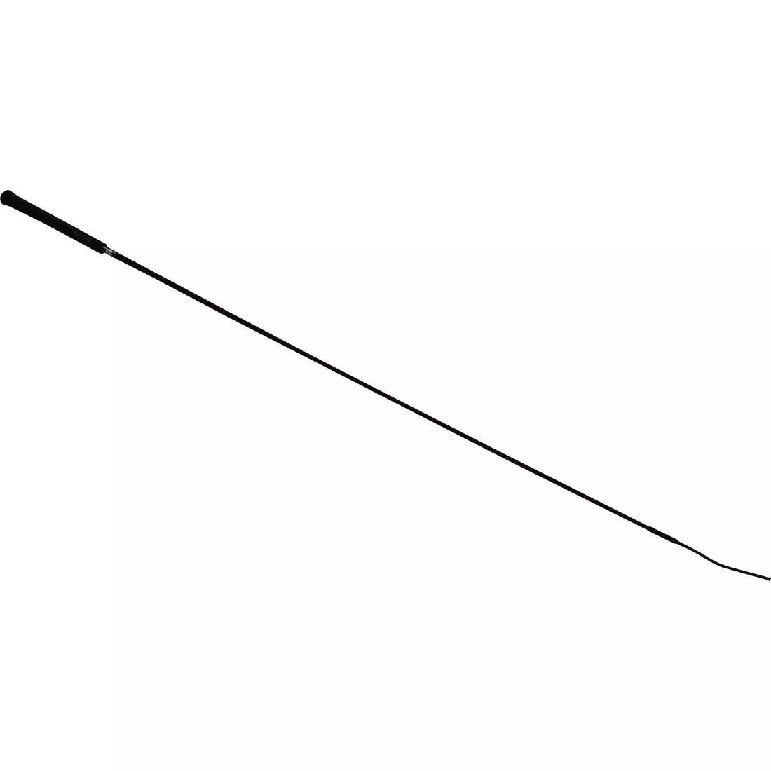 Horse Riding Dressage Crop 110 cm Grip - Black, No Color, large image number 1