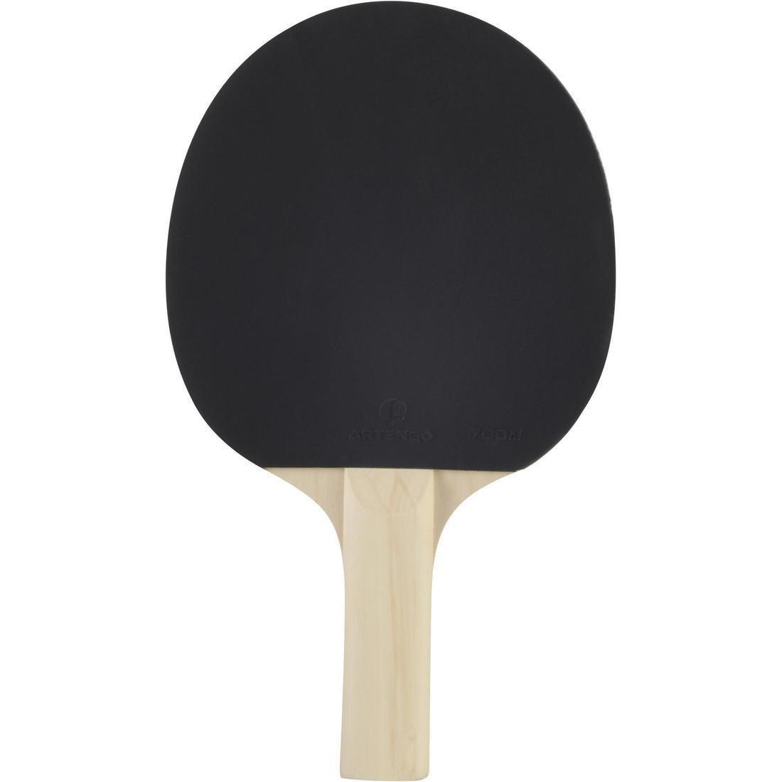 PONGORI - Straight Table Tennis Bat PPR 100, Black