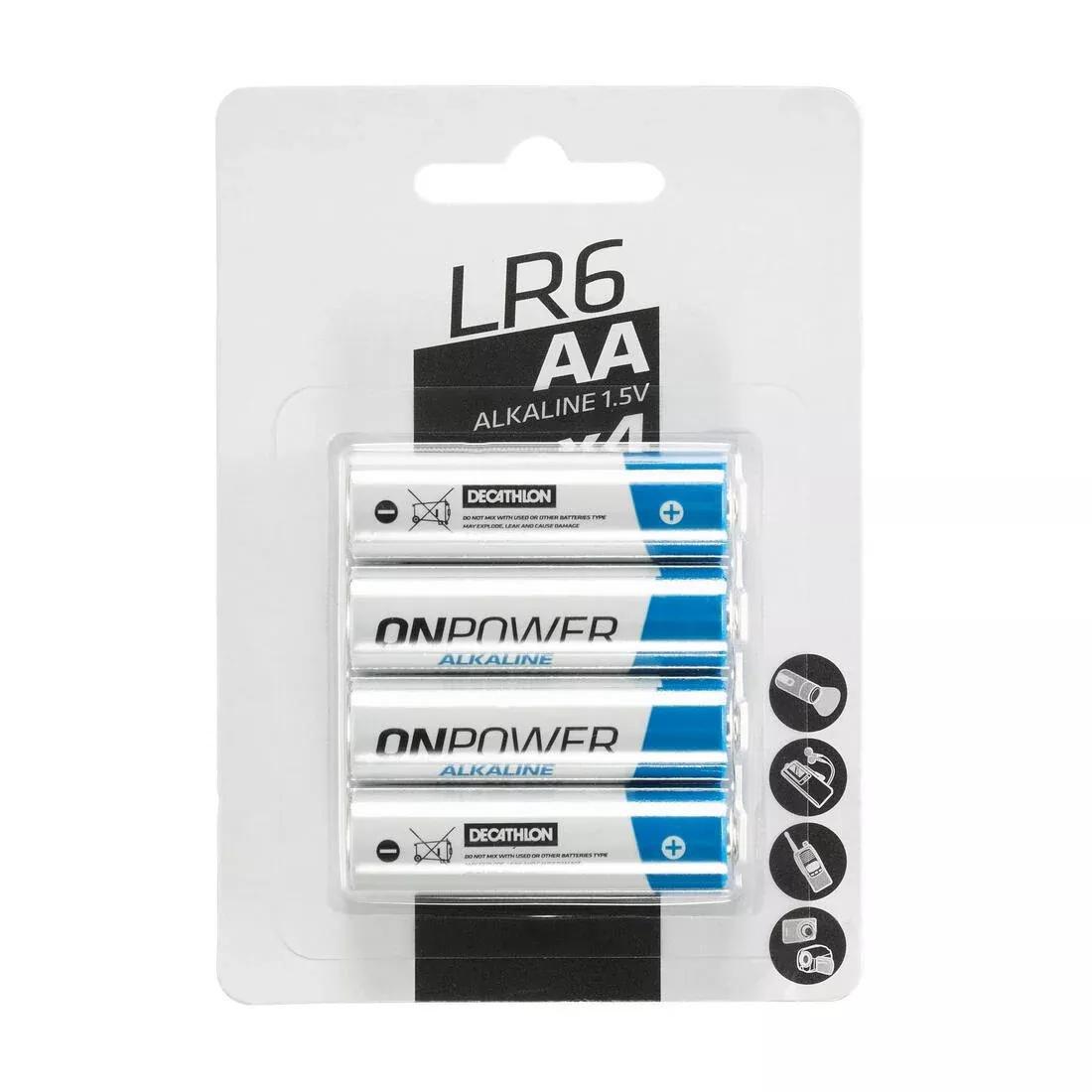 Set of 4 LR06 Alkaline Batteries - AA, , medium