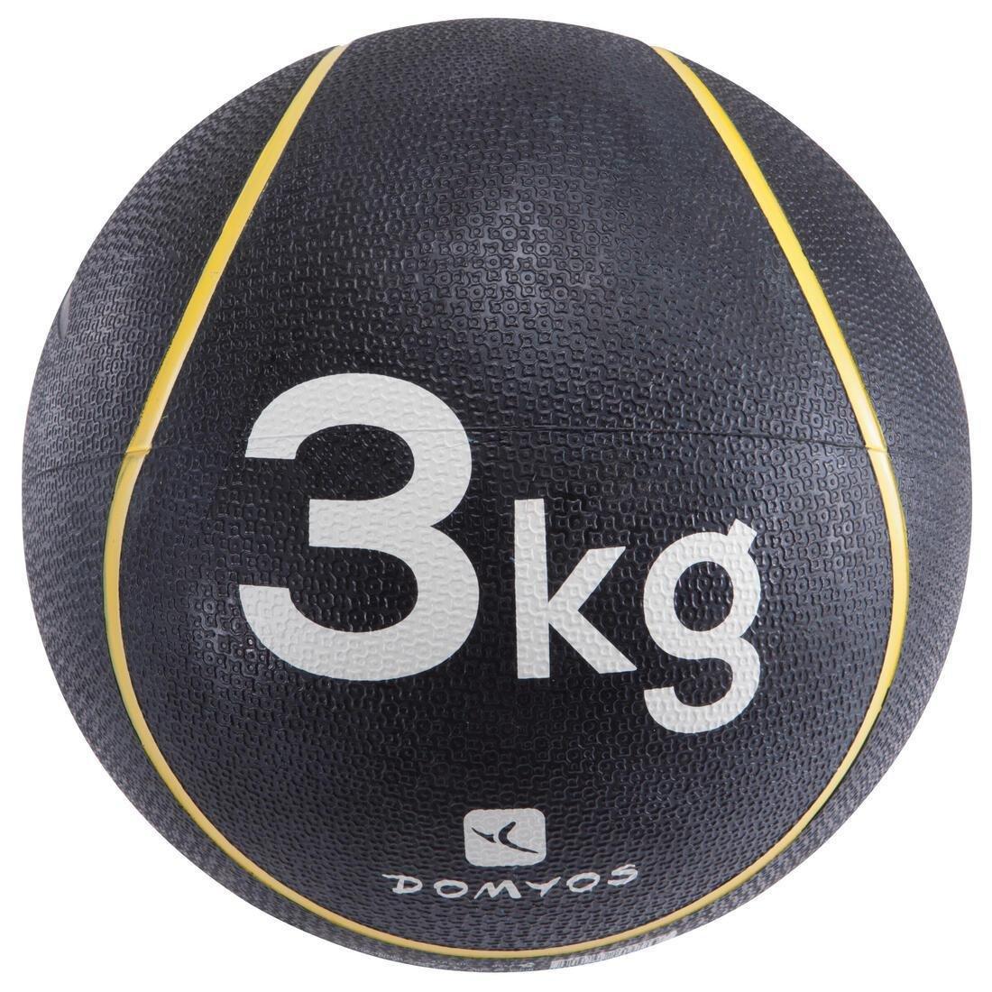 Fitness Medicine Ball, Yellow, No Color, large image number 1