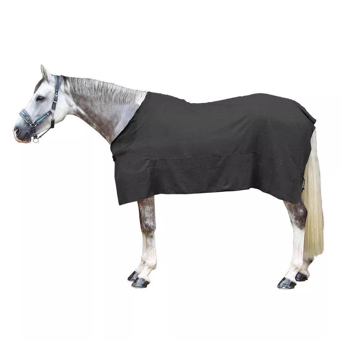 Horse Riding Drying Rug For Horse And Pony, Grey, No Color, medium
