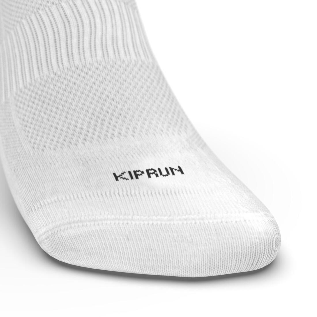 Unisex Pack of 3 Running Socks, White, No Color, large image number 3