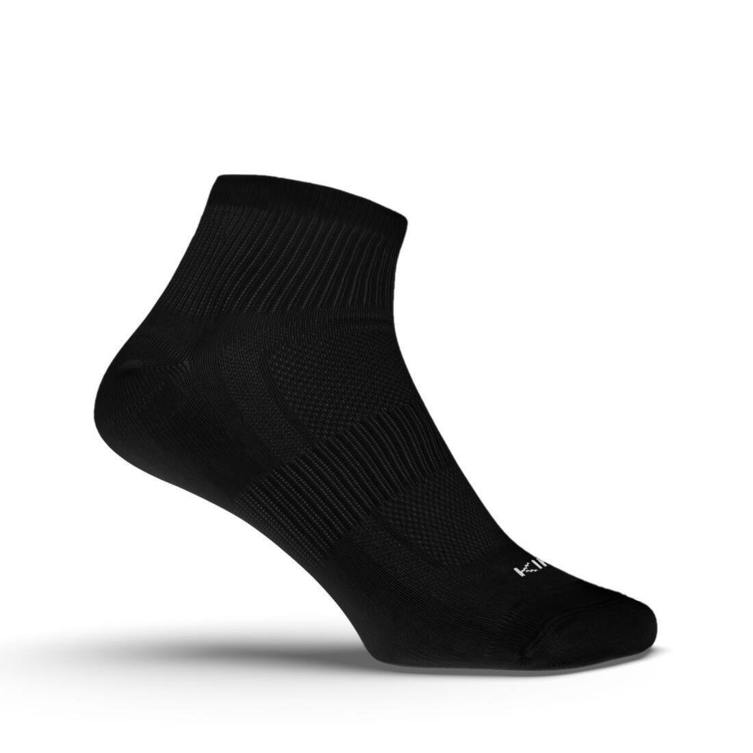 Unisex Pack of 3 Running Socks, Black, , large image number 10