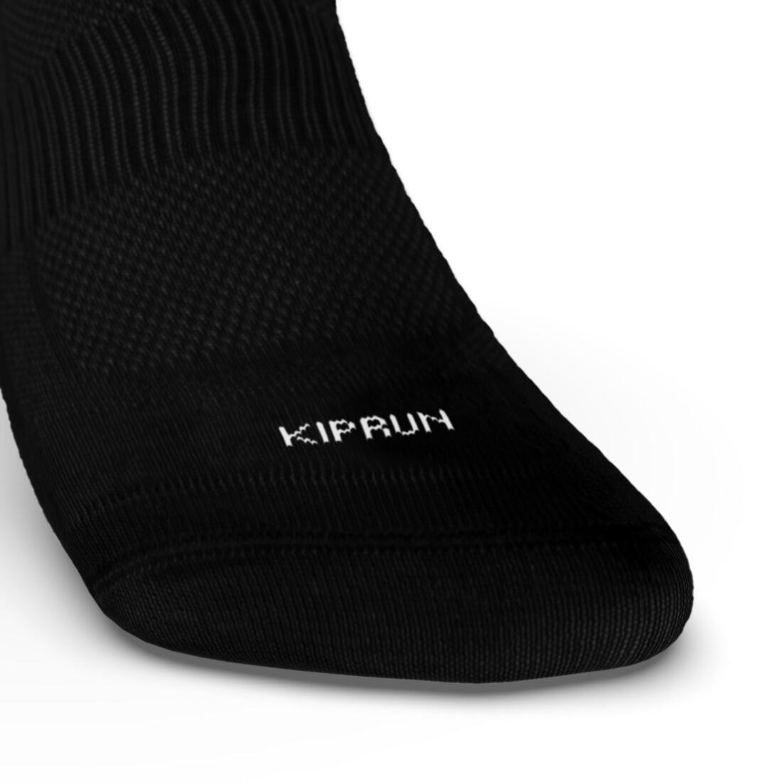 KIPRUN - Running Socks Run 100 3-Pack, Black