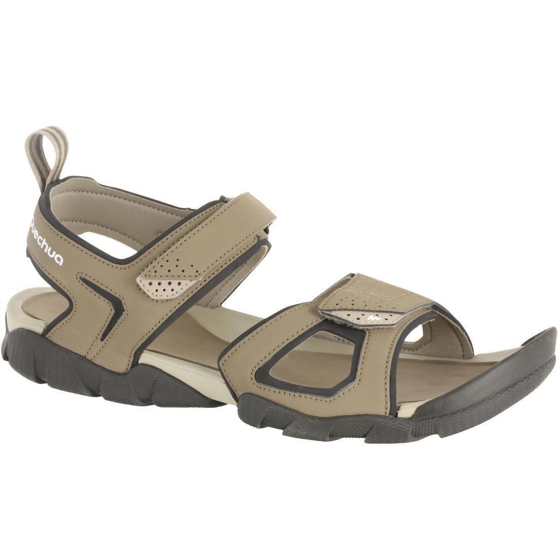 NH100 Men's Lightweight Walking Sandals, Dark Sand, , large image number 2
