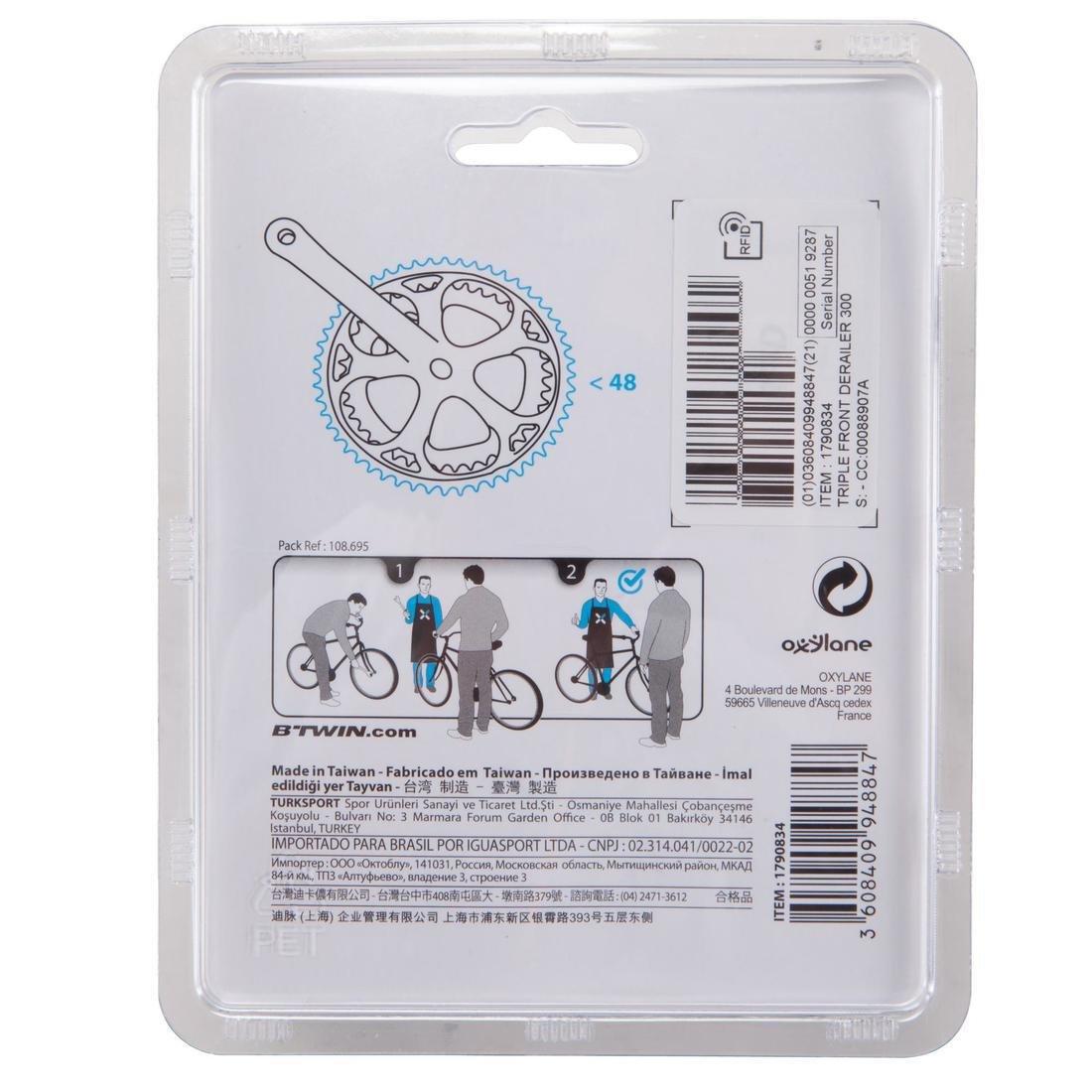 Triple Chainwheel Front Derailleur, No Color, large image number 8