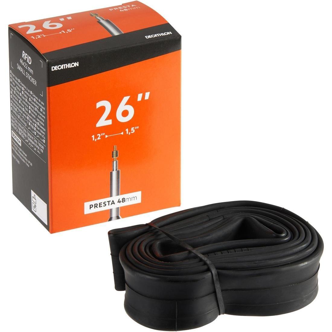 26X1.2-1.5 Bike Inner Tube - Presta, No Color, large image number 2