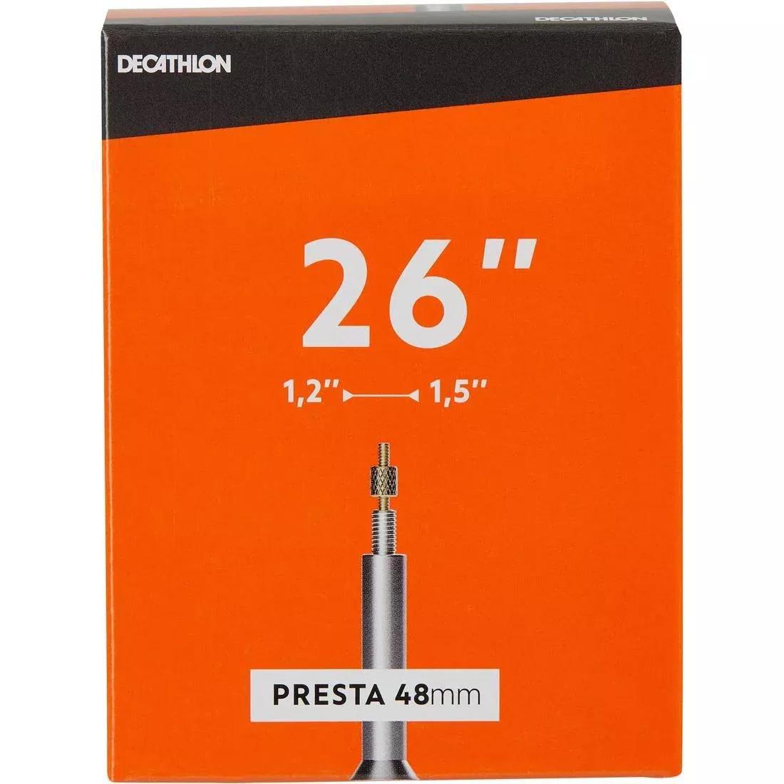 26X1.2-1.5 Bike Inner Tube - Presta, No Color, large image number 5