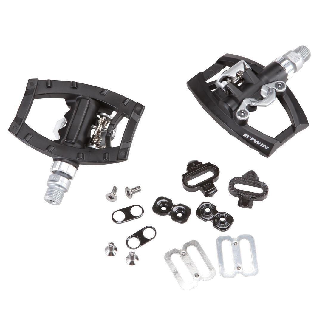 BTWIN - 100 Clipless Dual Platform Leisure bike Pedals