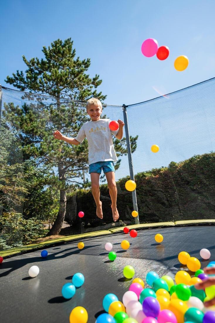 Essential 365 Trampoline and Protective Netting,Green/Grey, No Color, large image number 12