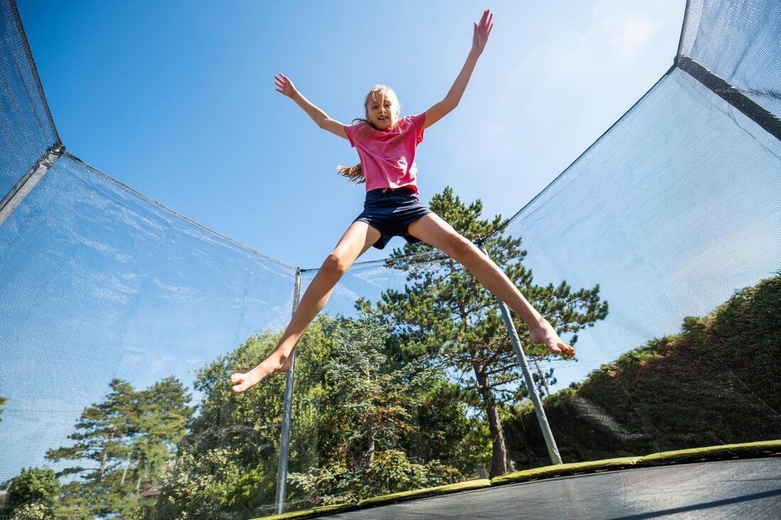 Essential 365 Trampoline and Protective Netting,Green/Grey, No Color, large image number 14