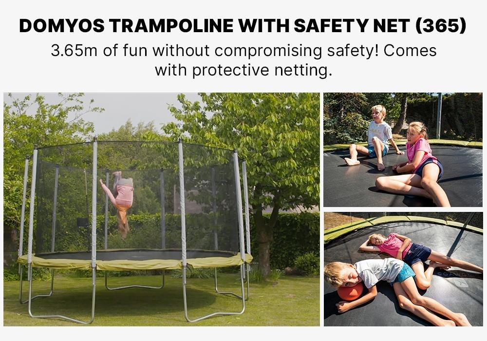 Essential 365 Trampoline and Protective Netting,Green/Grey, No Color, large image number 18