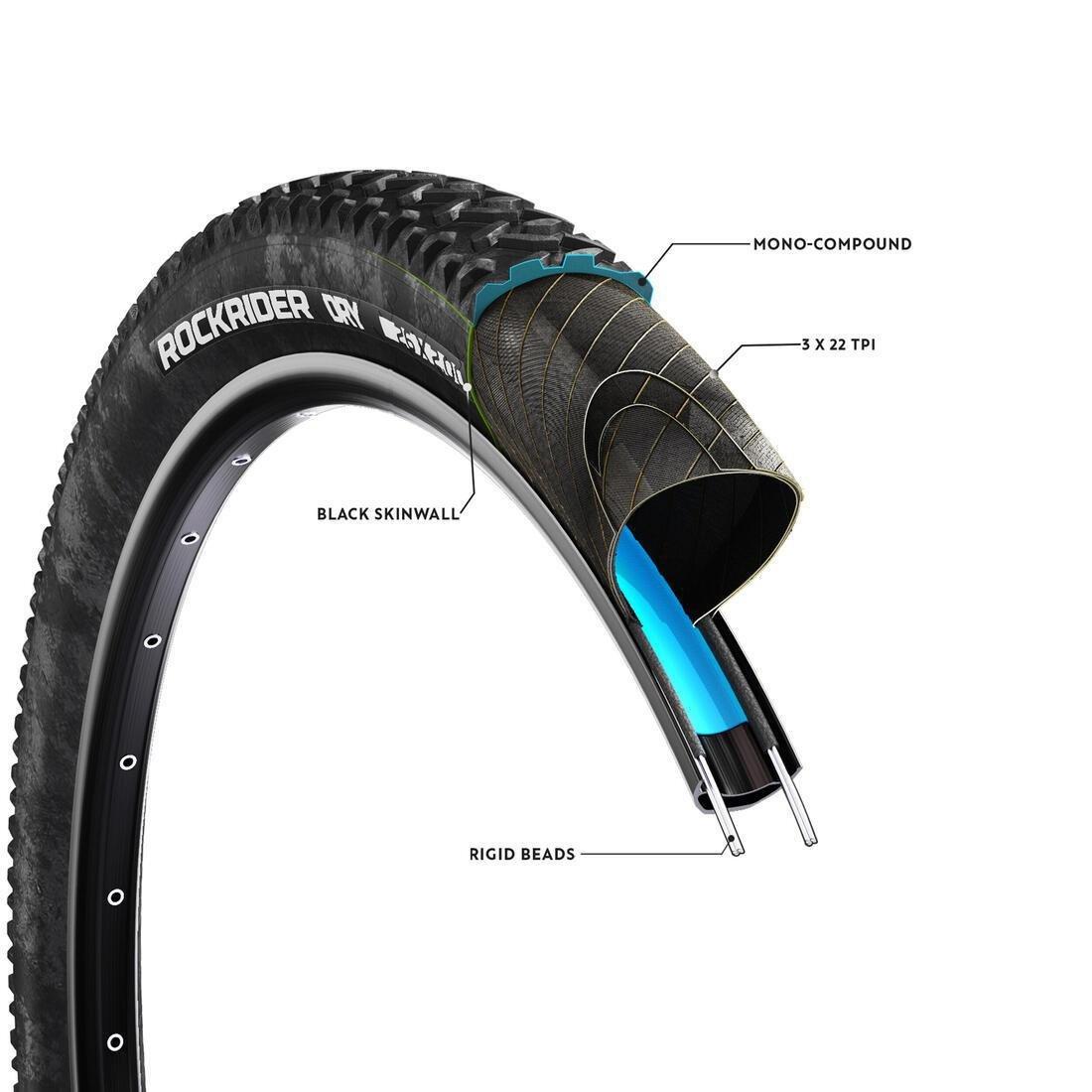 50-559 All-Terrain Mountain Bike Tyre, No Color, large image number 4