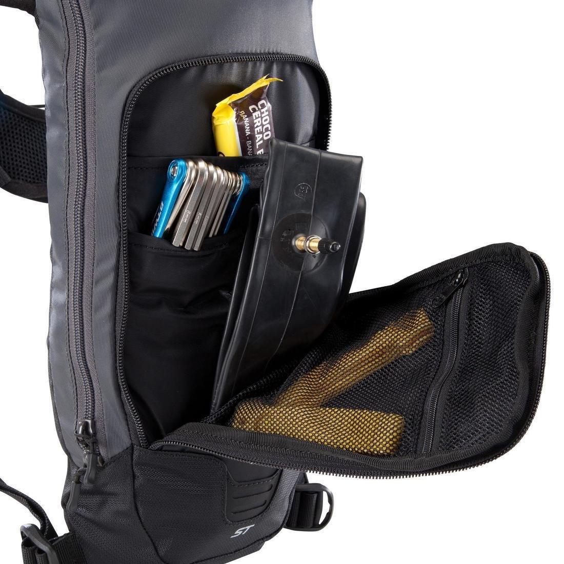 Mountain Bike Hydration Backpack ST 500 Water, Black, No Color, large image number 2