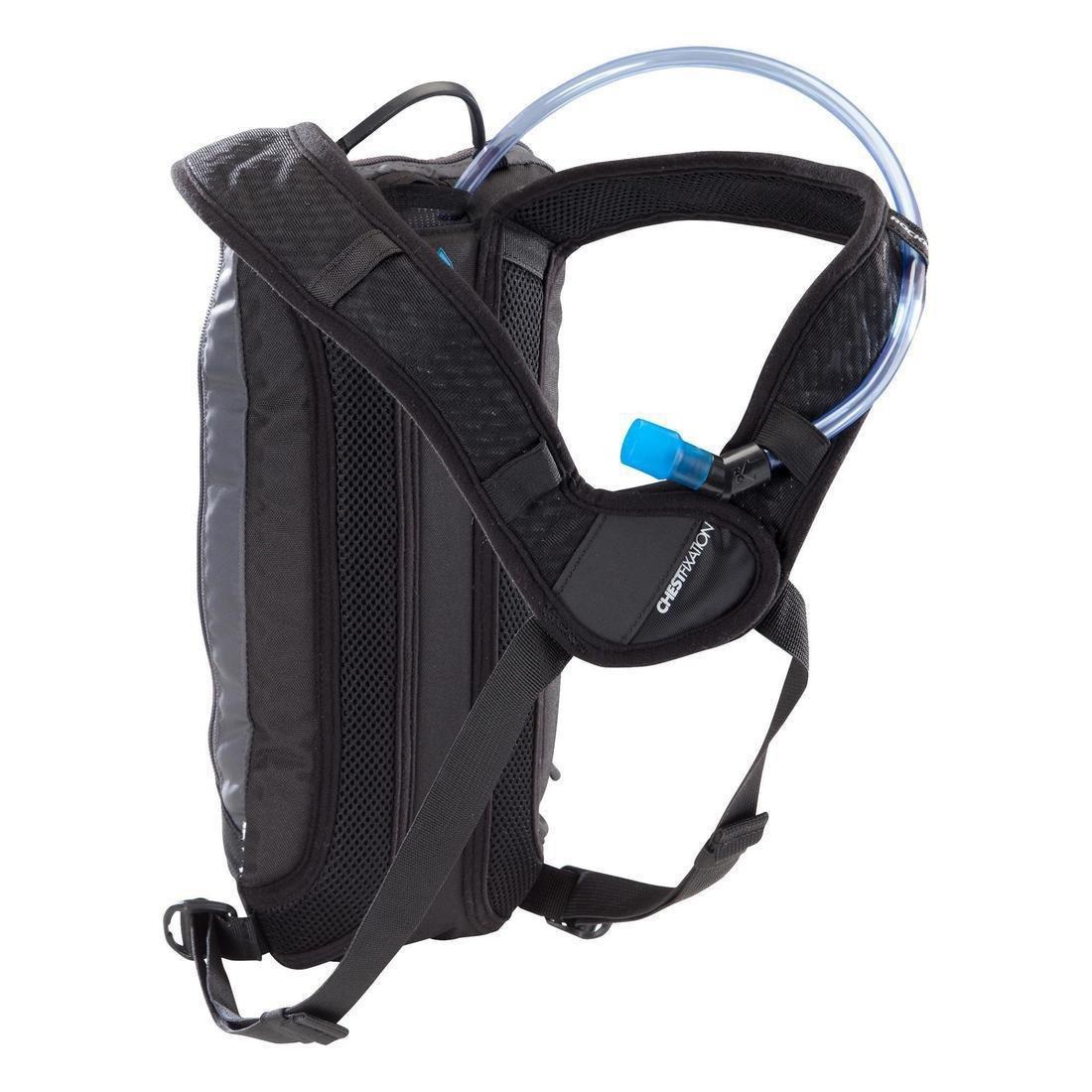 Mountain Bike Hydration Backpack ST 500 Water, Black, No Color, large image number 4