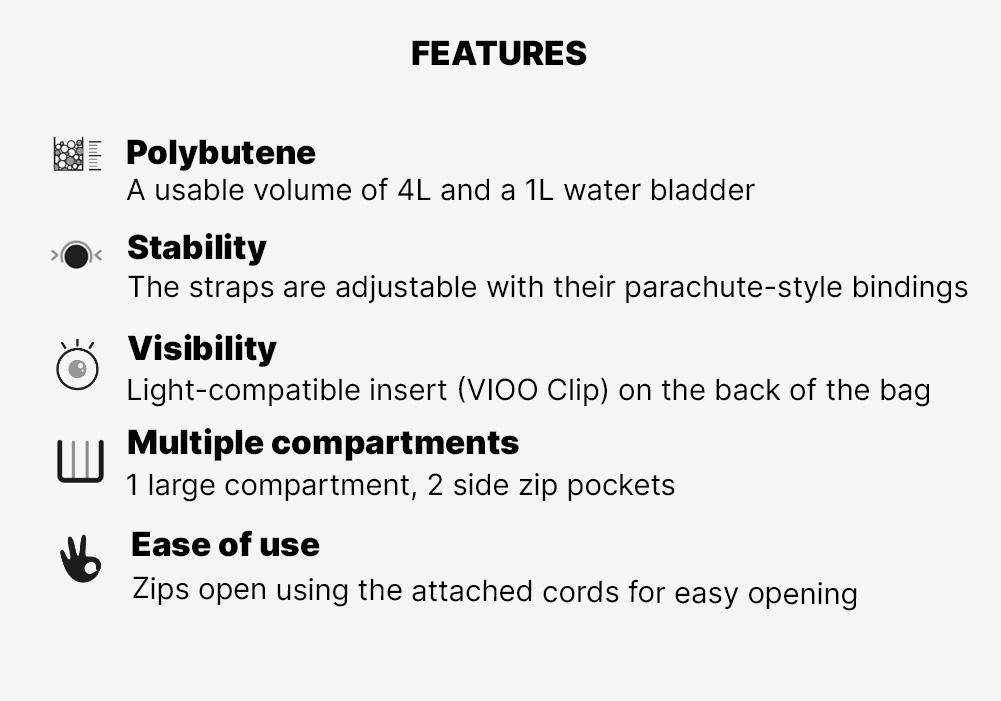 Mountain Bike Hydration Backpack ST 500 Water, Black, No Color, medium