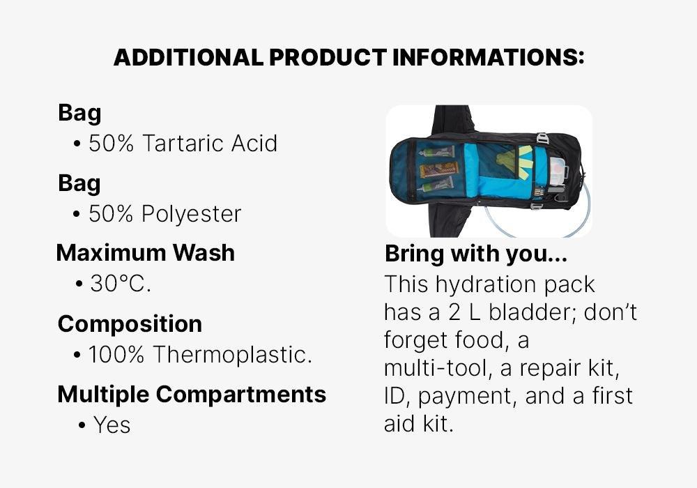 Mountain Bike Hydration Backpack ST 900 Water, Black, No Color, medium