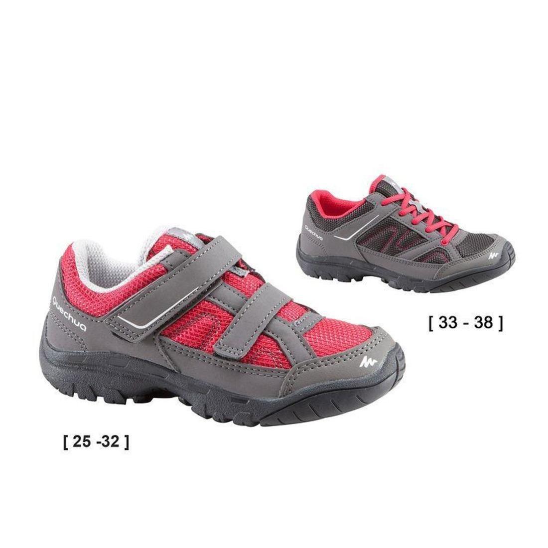 Arpenaz 50 ChildrenS Rip-Tab Hiking Shoes, Pink, , large image number 1