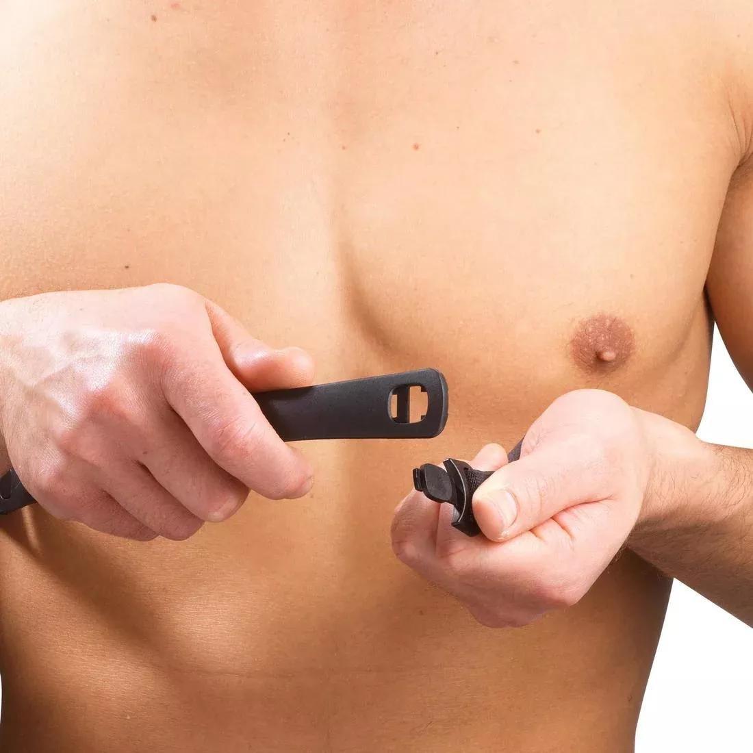 ONRHYTHM 110 runner's heart rate monitor watch, Black, No Color, large image number 3