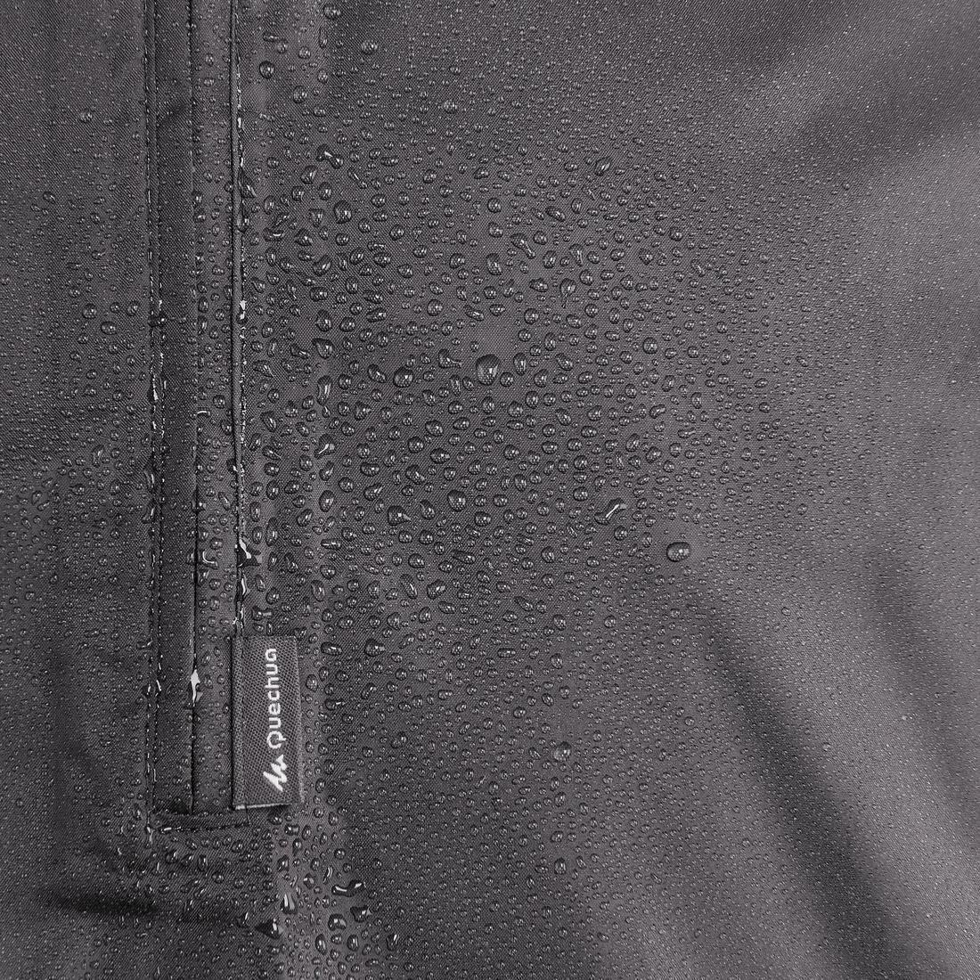 Hiking Rain Poncho, ARPENAZ, Black, No Color, large image number 5
