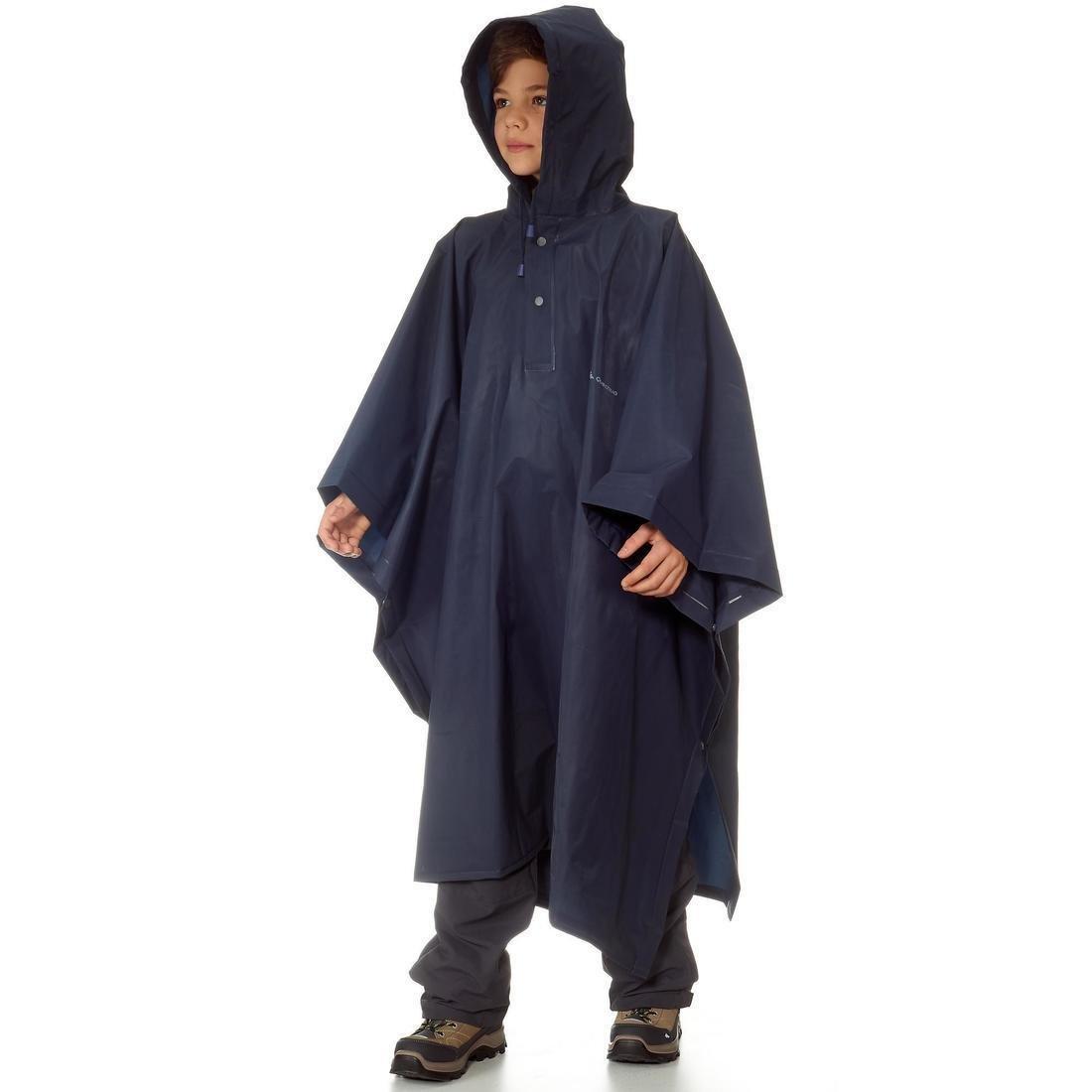 Hiking Rain Poncho, ARPENAZ, No Color, large image number 0
