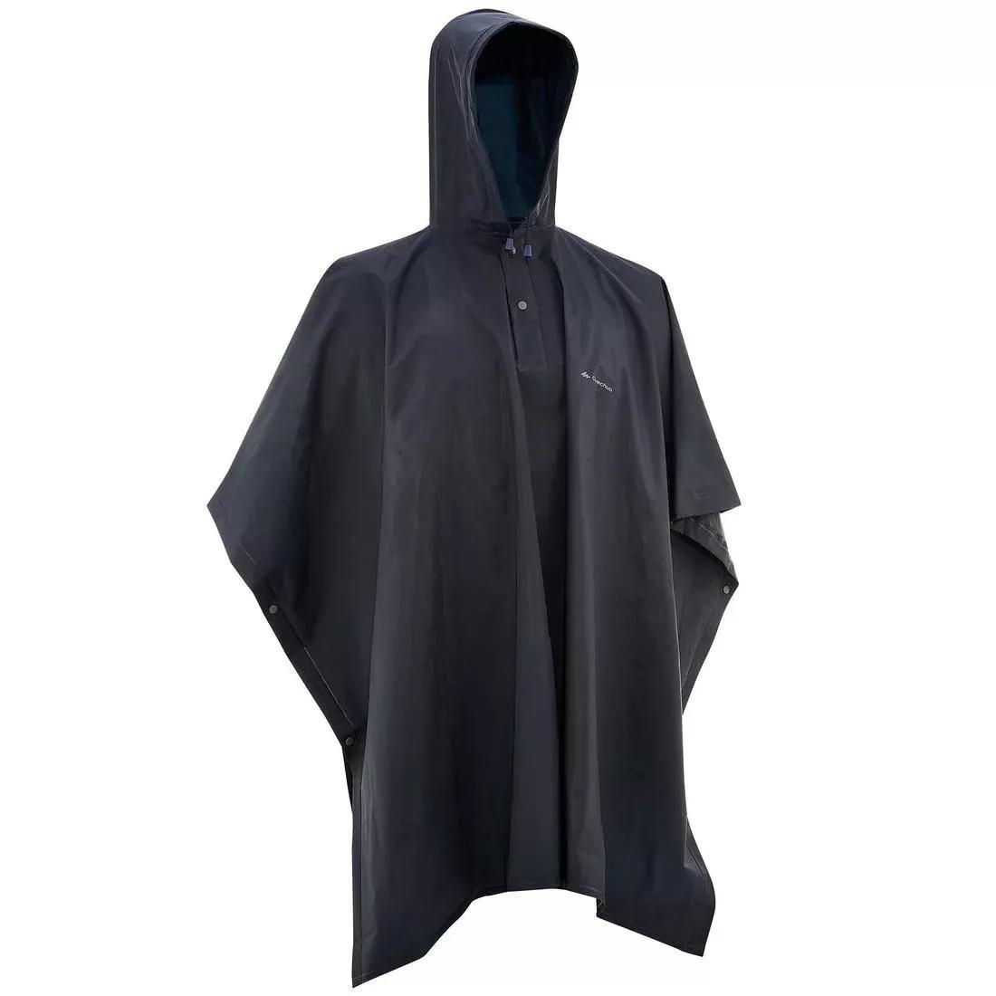 Hiking Rain Poncho, ARPENAZ, No Color, large image number 1