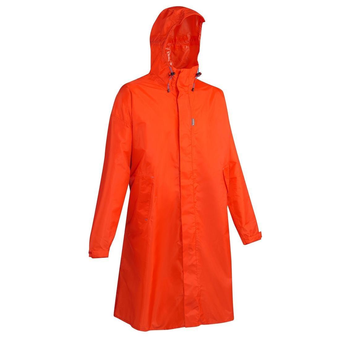 Hiking Rain Poncho - Mt900 - 75L, Red, No Color, large image number 1