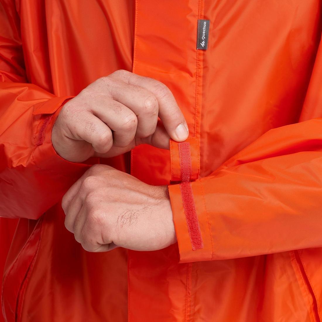 Hiking Rain Poncho - Mt900 - 75L, Red, No Color, large image number 6