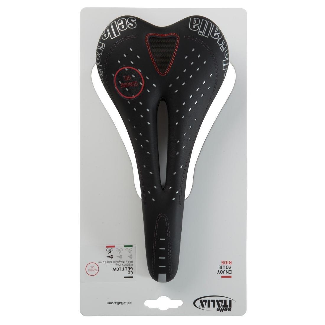 C2 Gel Flow Saddle, Black, No Color, large image number 1
