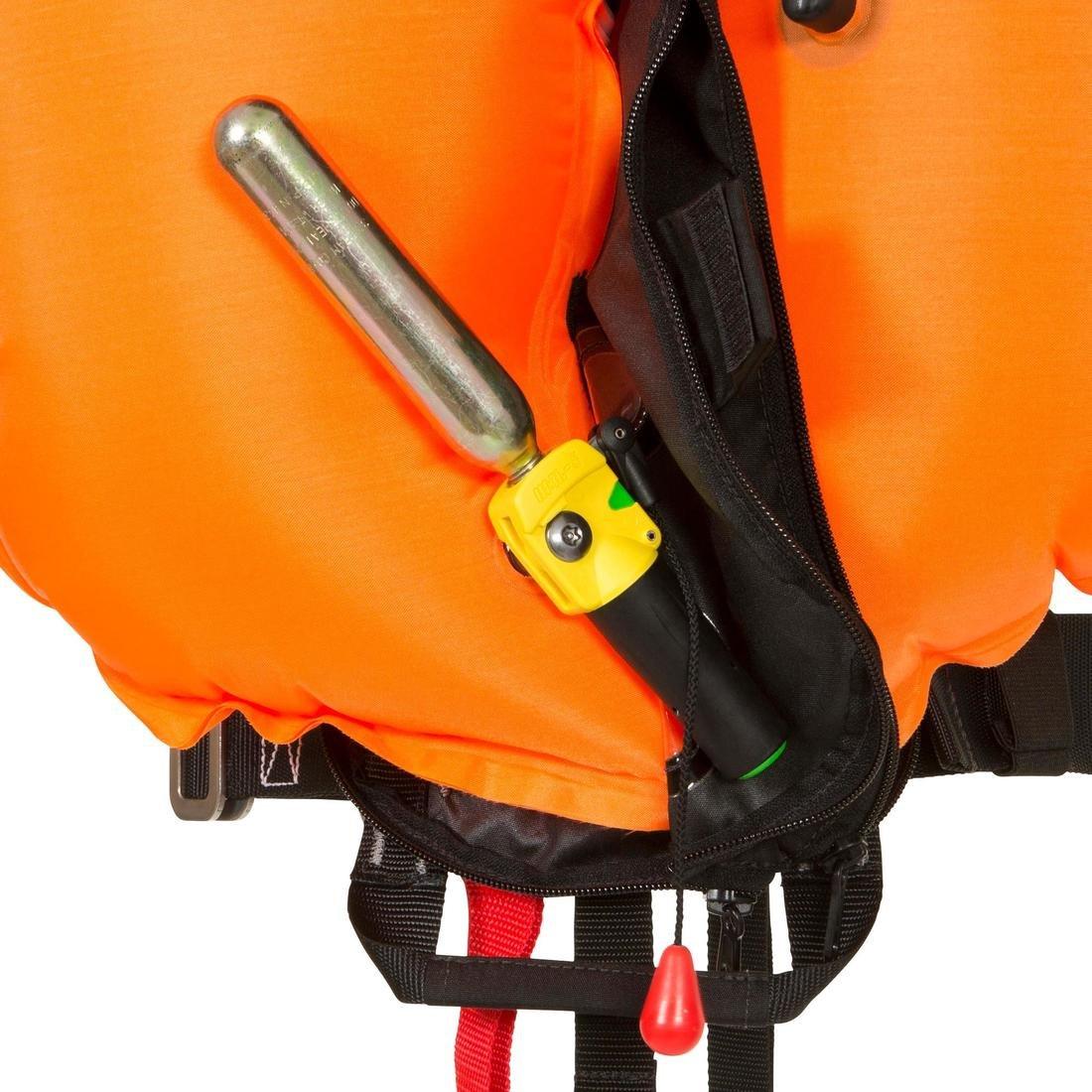 Adult Sailing Inflatable Life Jacket With Harness - Lj150N Air, Black, No Color, large image number 2
