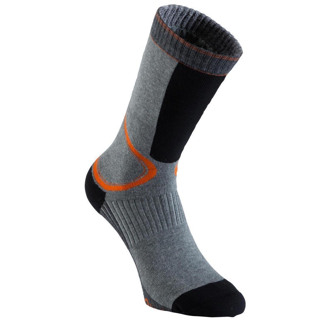 Men's  Skating Socks Fit, Grey, No Color, large image number 0