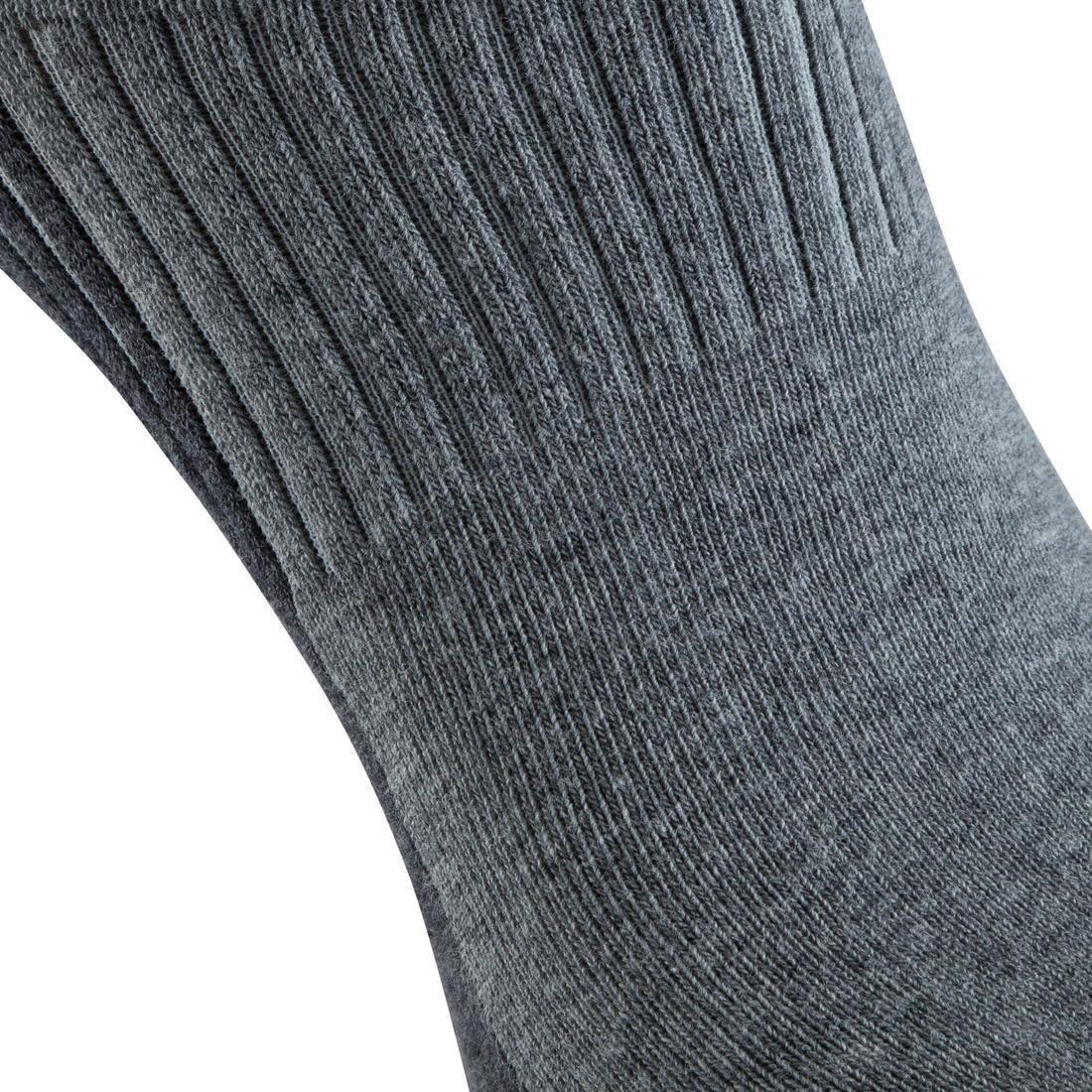 Men's  Skating Socks Fit, Grey, No Color, large image number 3