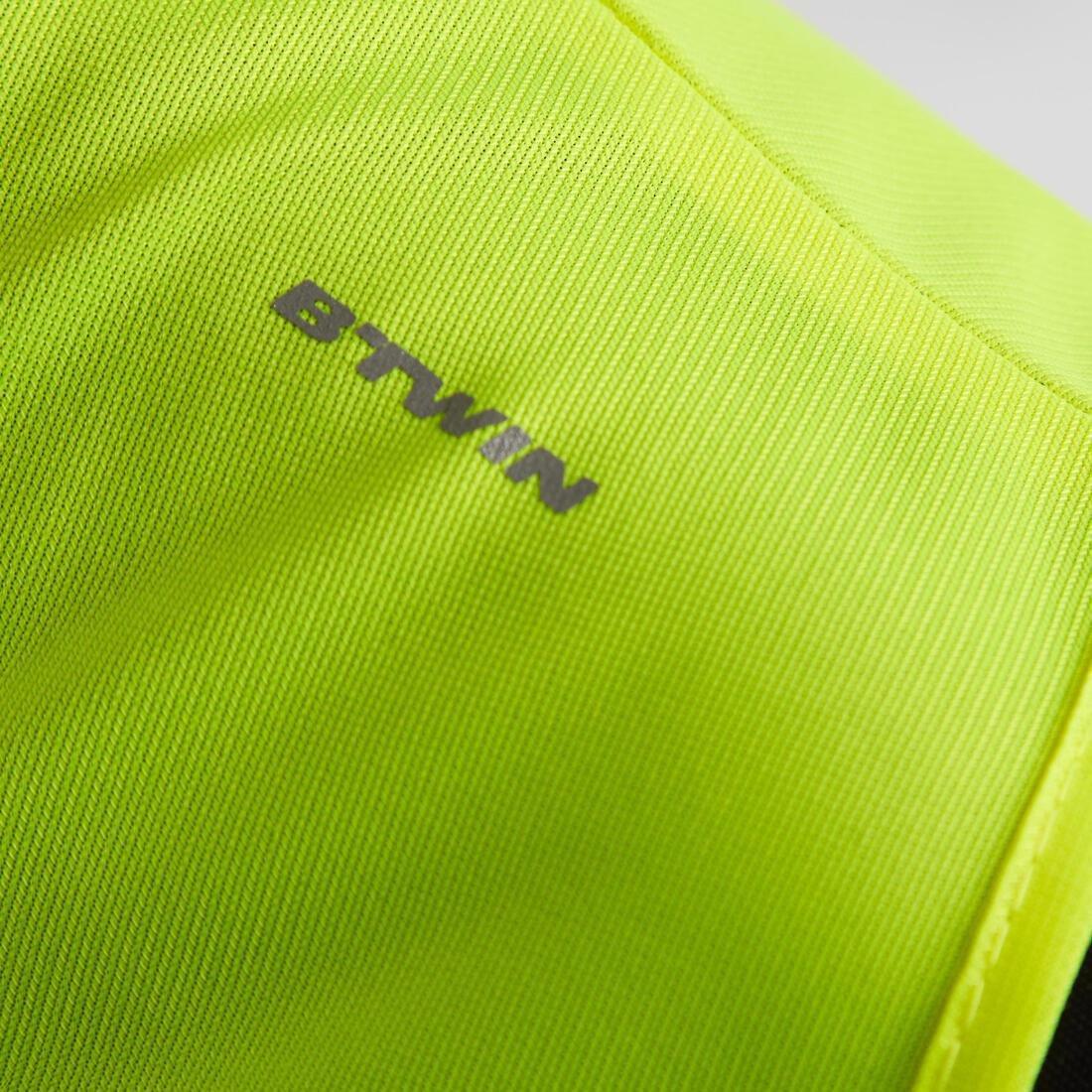 Kids Kids' Hi-Vis Cycling Gilet, Yellow, , large image number 2