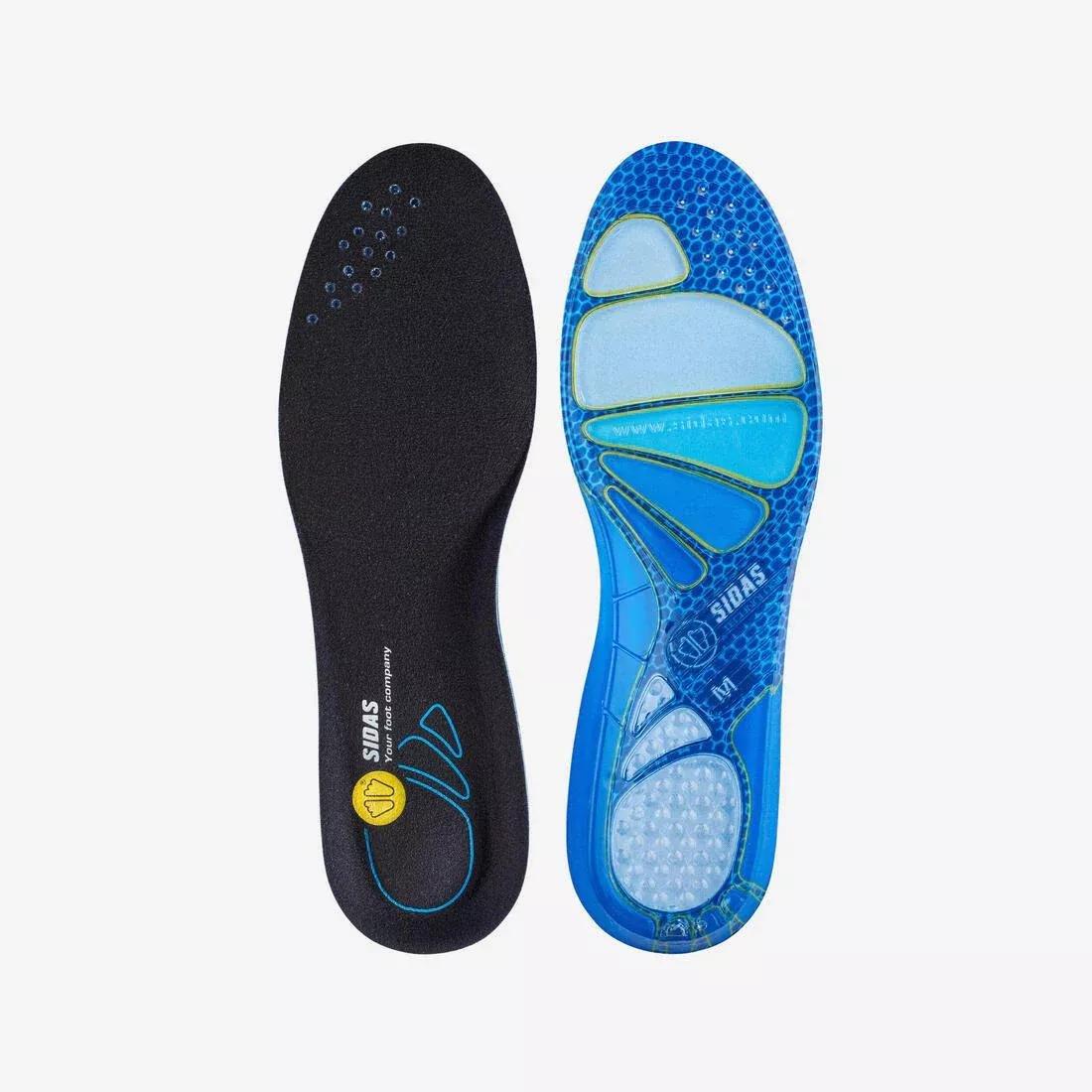 Cushioning Gel Insoles, Blue, No Color, medium