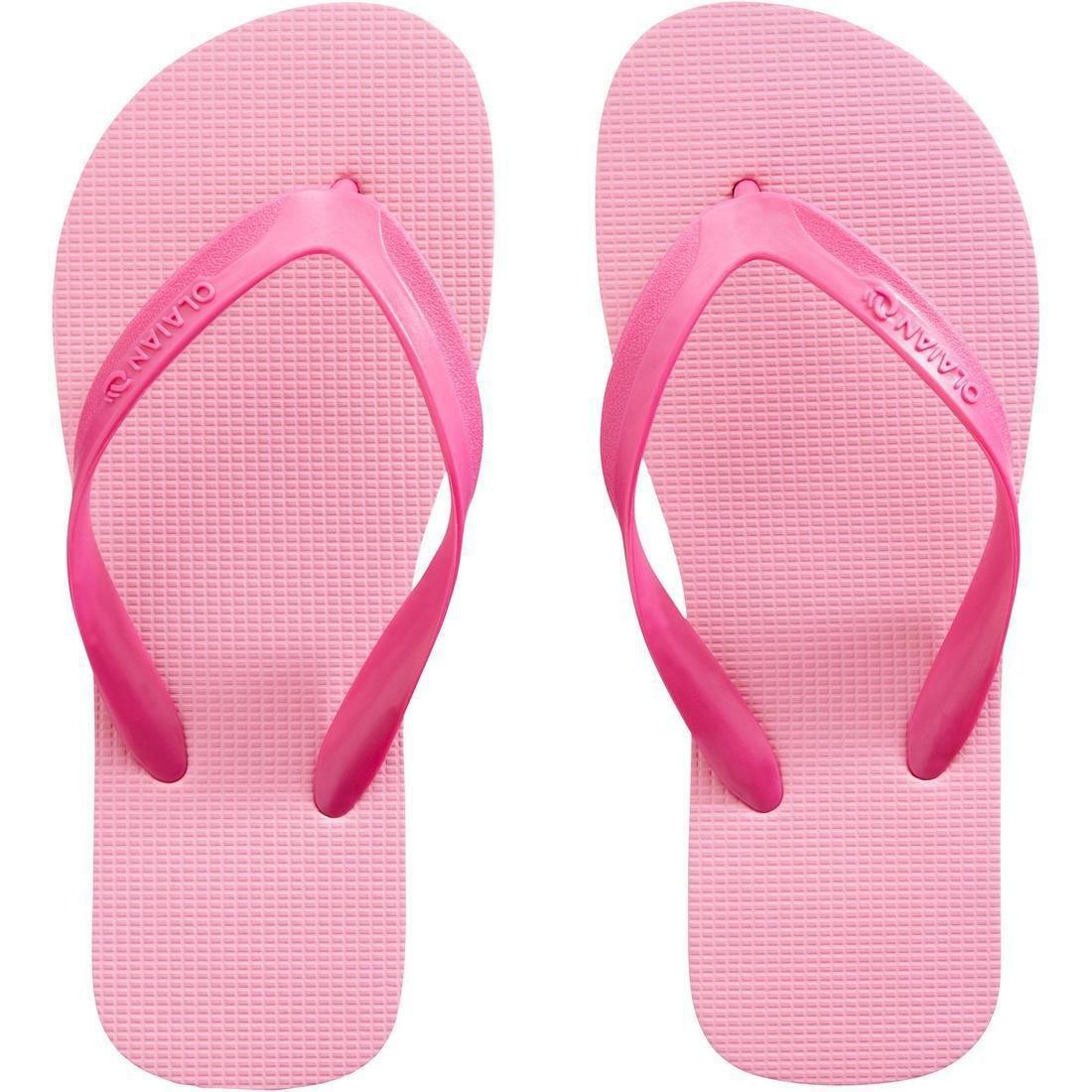 Kids Girls Flip-Flops 100, Pink, No Color, large image number 1