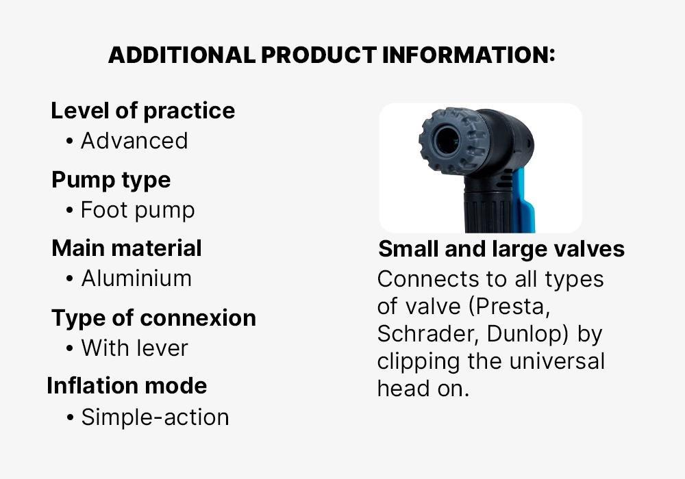 100 Floor Pump, No Color, medium
