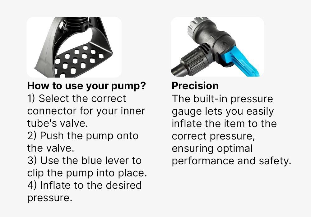100 Floor Pump, No Color, medium