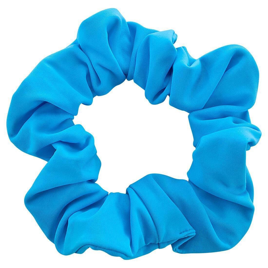 NABAIJI - Girls' Swimming Hair Scrunchie, Turquoise Blue