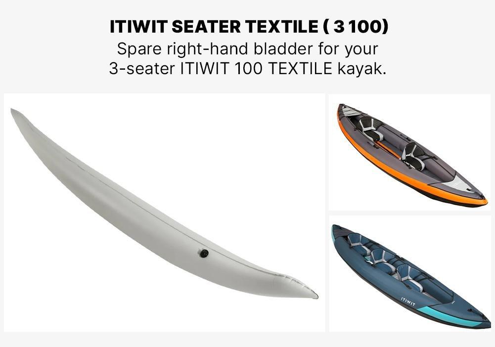 Itiwit 3 Kayak Right Bladder, No Color, large image number 4